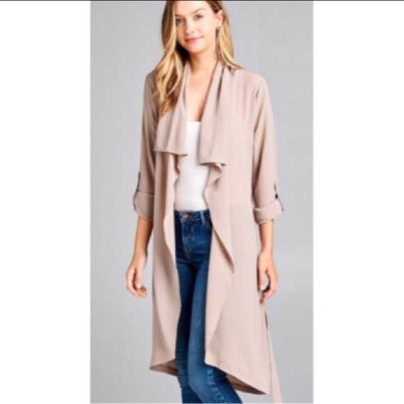 Handkerchief Hem Jacket - Picture 5 of 6